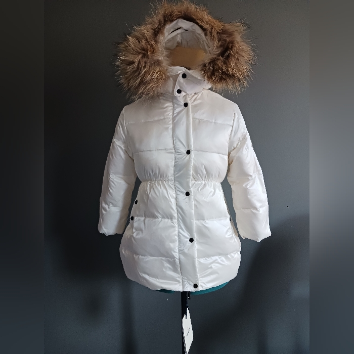 Nwt Moncler White Puffer Jacket Size 120